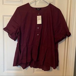 XL Madewell blouse NWT NEVER WORN